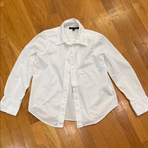 Banana Republic White Button Down Shirt